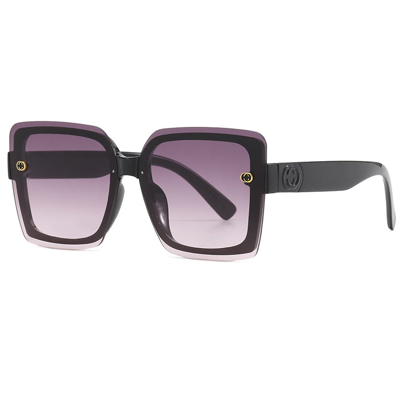 Damen oversized quadratische Sonnenbrille mit elegantem Rahmen Brehn