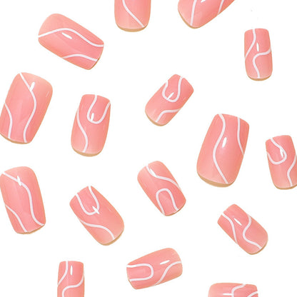 Künstlerisches Wellendesign Nagelkunst Brehn