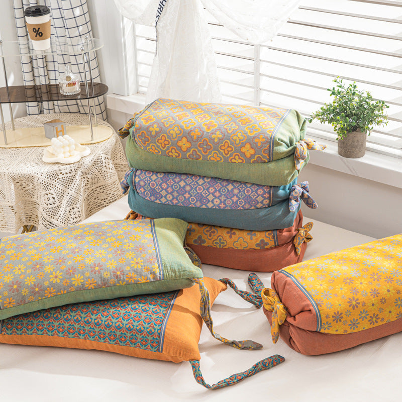 Damen Dekorative Nackenrolle mit floralem Muster Brehn