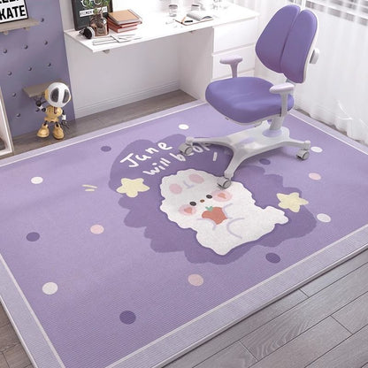 Verspielter Teppich im Cartoon-Stil
