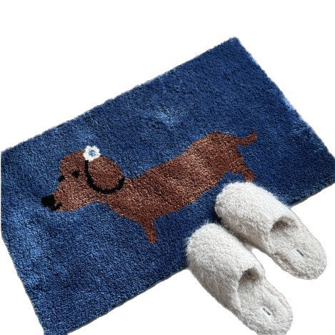 Dekorative Hundethemen-Plüschteppich Brehn