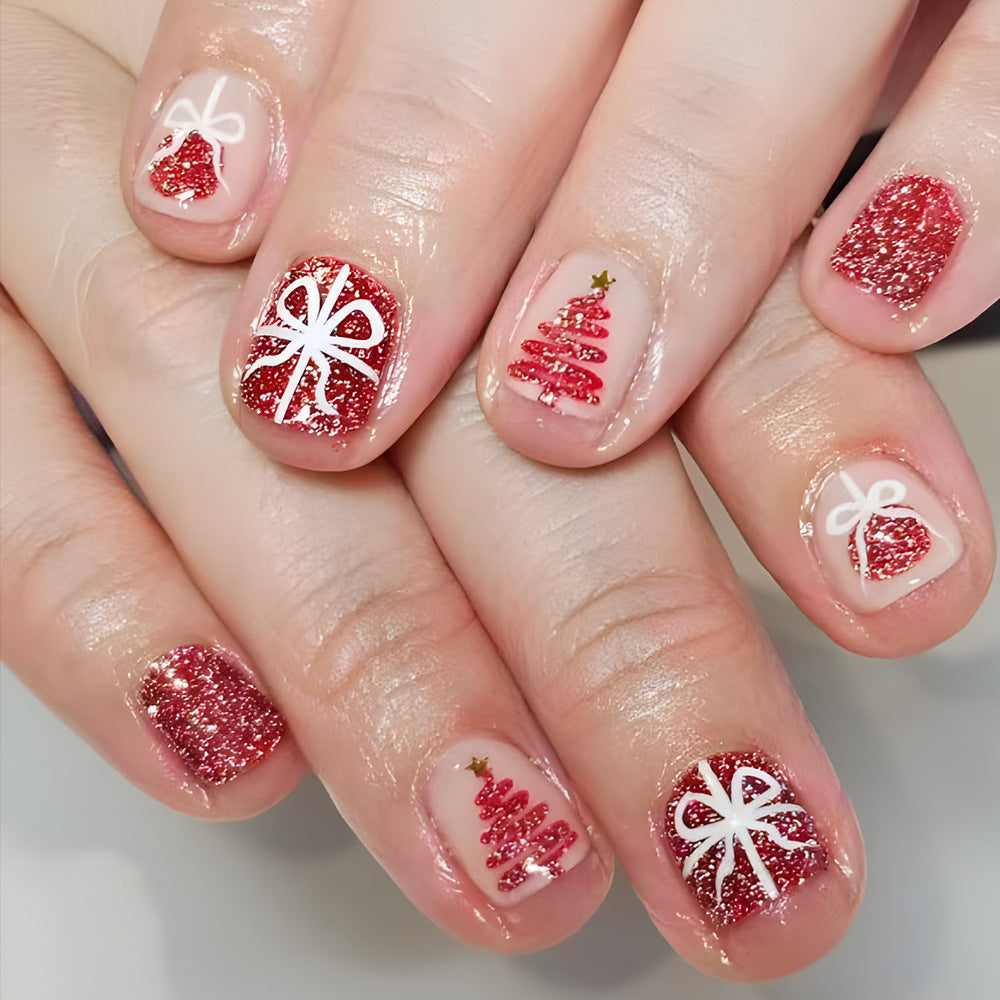 Festliches Glitzer-Nagelkunst-Set Brehn
