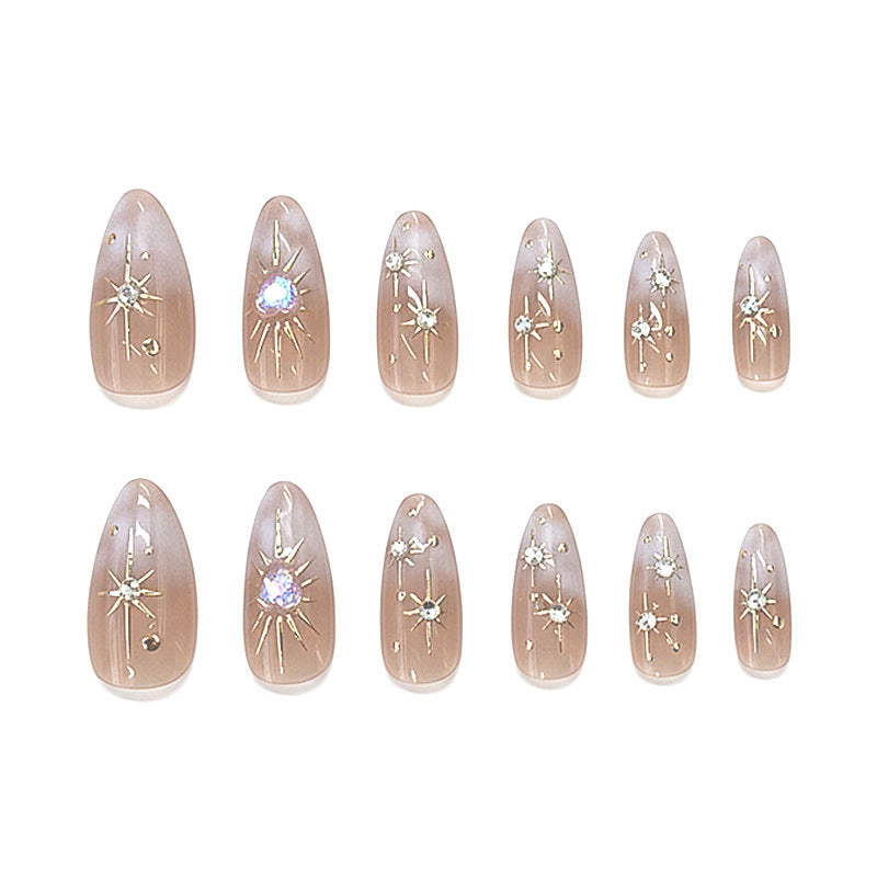 Dekoratives Press-On Nagelkunst Set Brehn