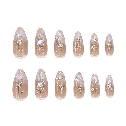 Dekoratives Press-On Nagelkunst Set Brehn