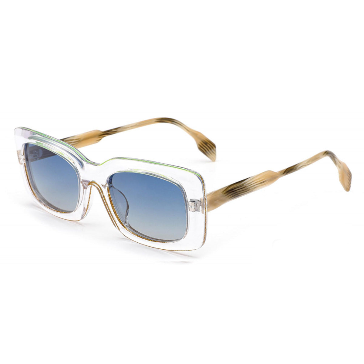 Damen modische quadratische Sonnenbrille mit einzigartigem Rahmen Brehn
