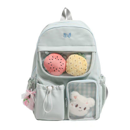 Clear Front Pocket Backpack Brehn