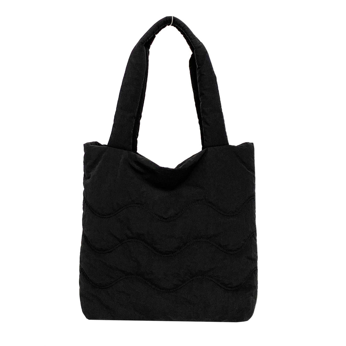 Gefütterte Schultertasche mit Wellenförmigem Design Brehn