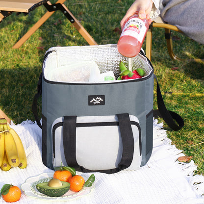 Damen isolierte Kühltasche mit praktisch verstaubarem Tragegurt Brehn