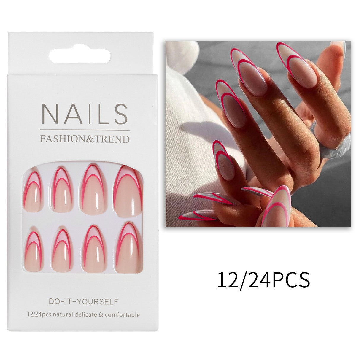 Kreatives Press-On Nageldesign Brehn