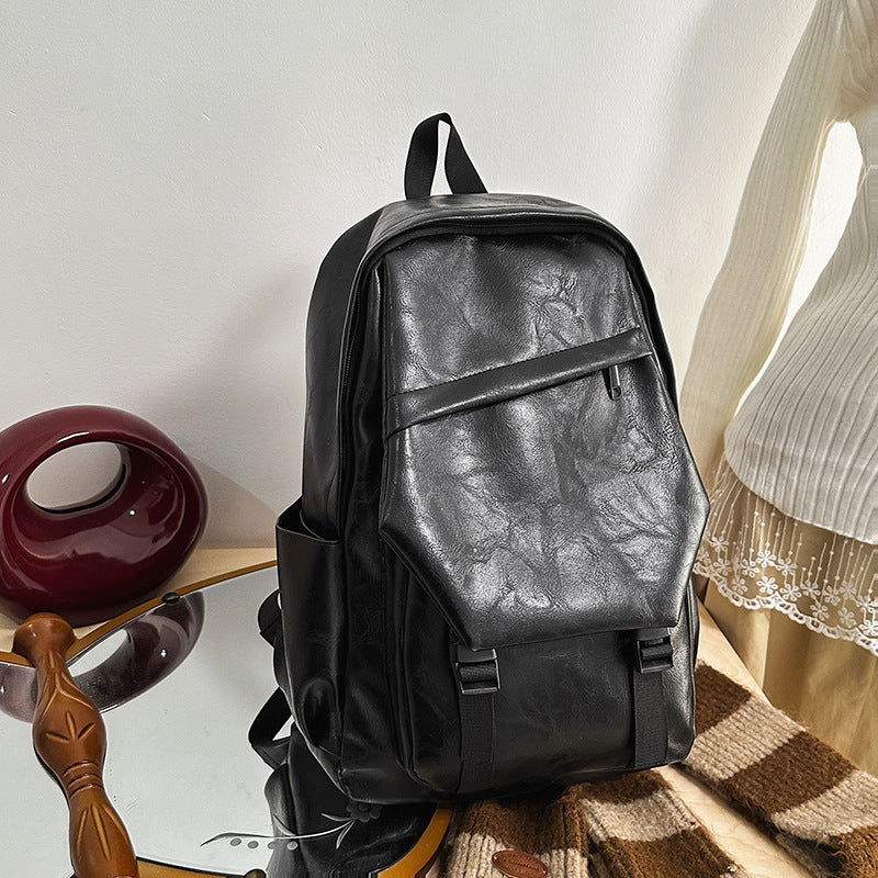 Vintage-inspirierter Leder-Rucksack