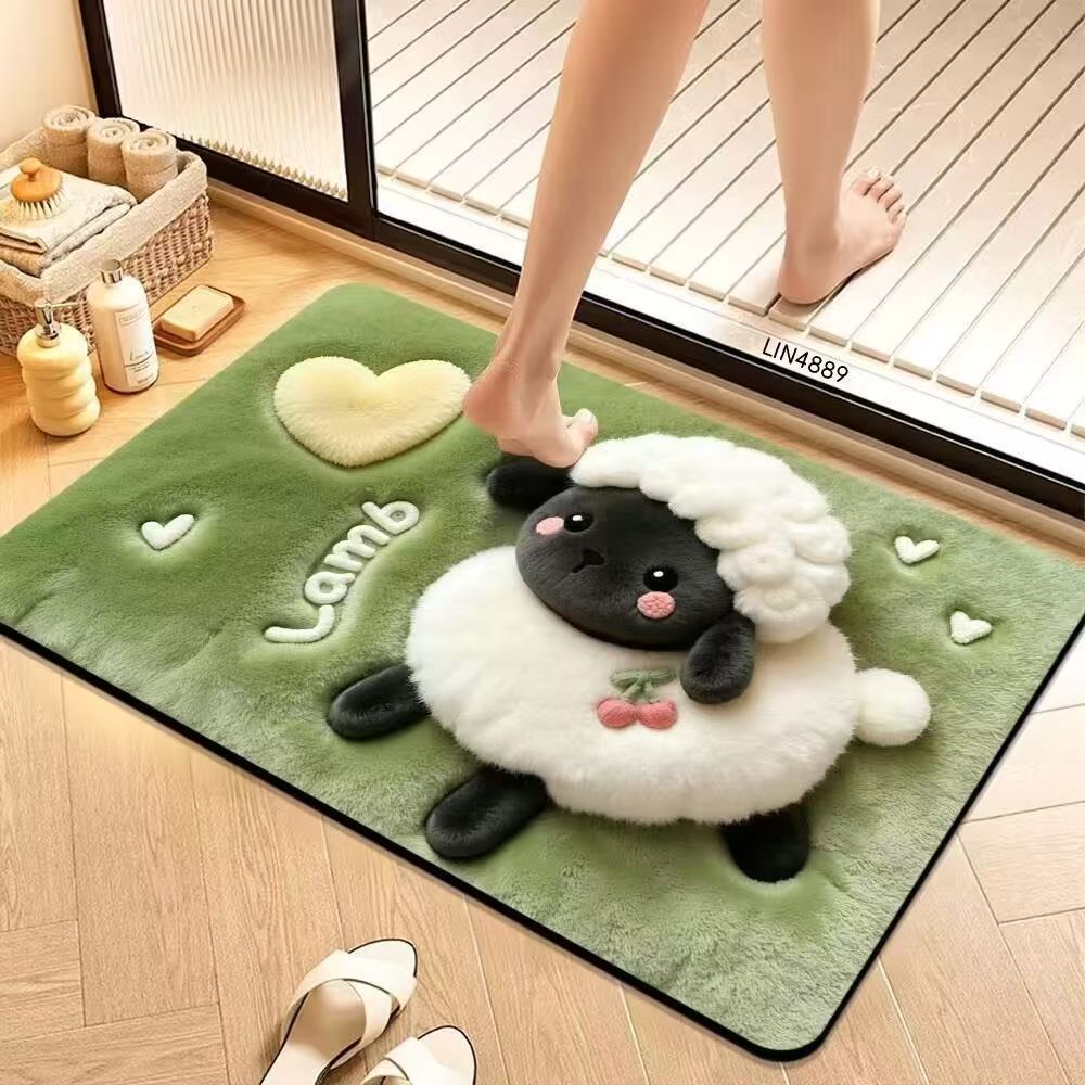 Plüsch Hund-Themen Brehn Badmatte
