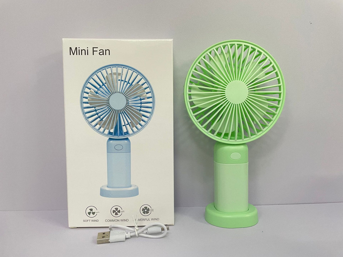 Unisex Tragbarer Mini Ventilator mit USB-Ladefunktion und mehrfachen Geschwindigkeitsstufen Brehn