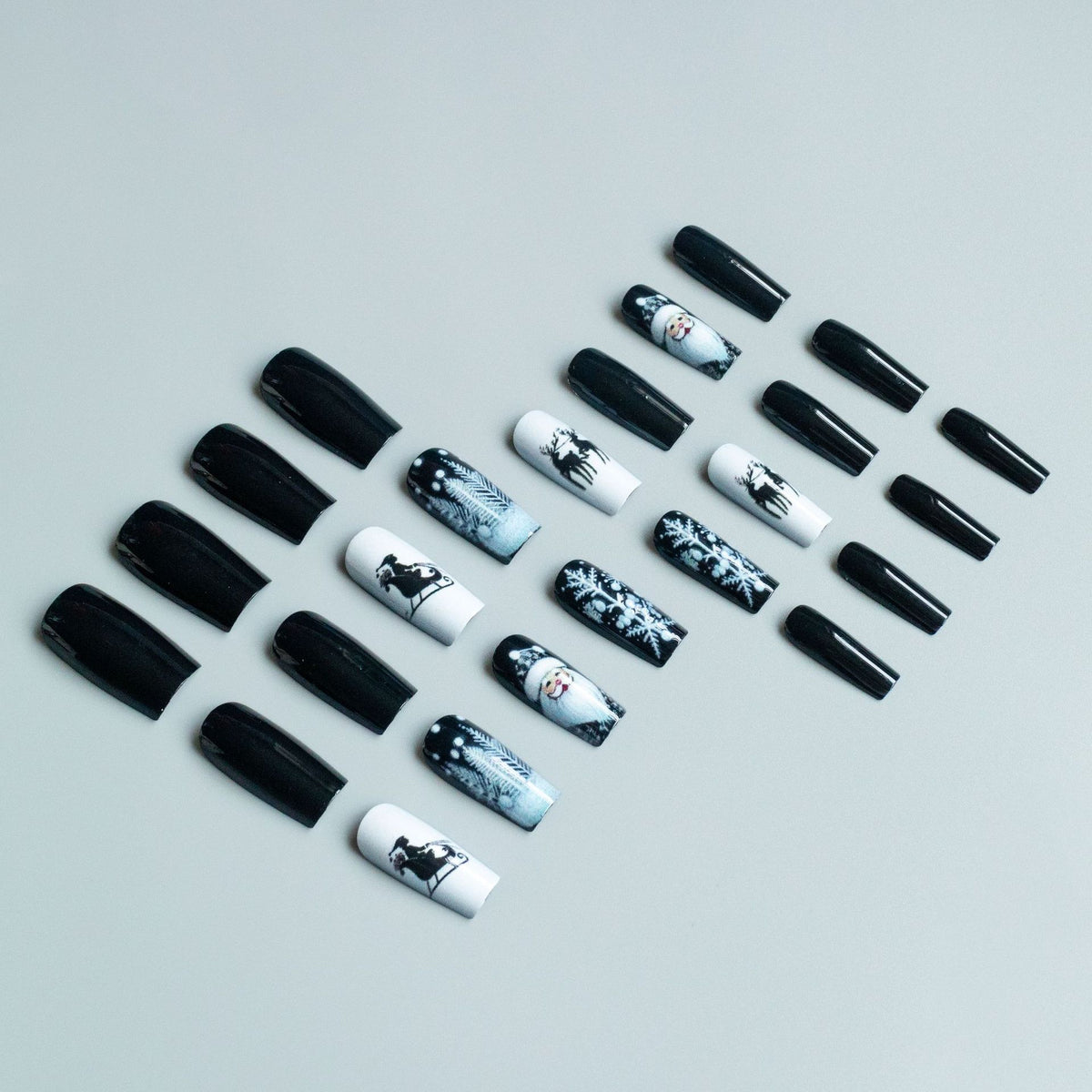 Festliches Winter-Nagelkunst-Design-Kit