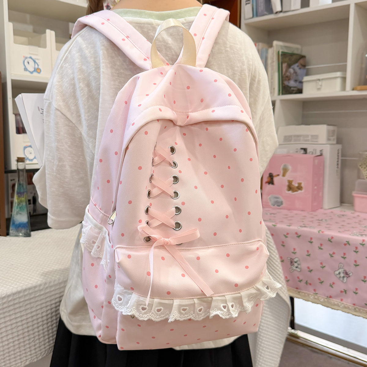 Stylischer Schnür-Backpack Brehn