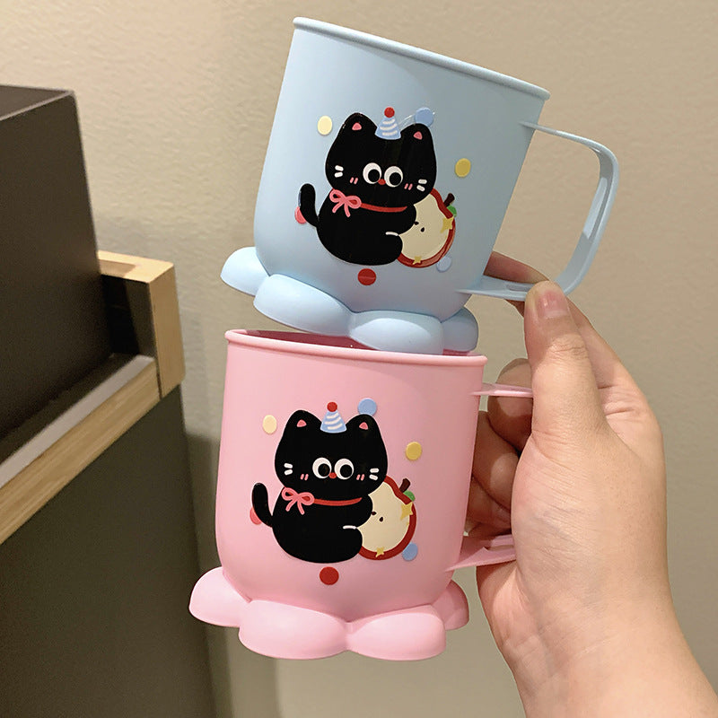 Keramiktasse mit Liebevollem Katzenmotiv Brehn