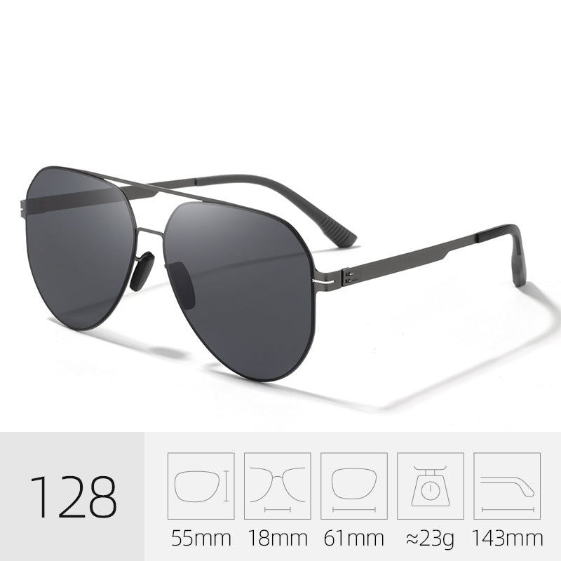 Hochleistungs-Aviator-Sonnenbrille Brehn