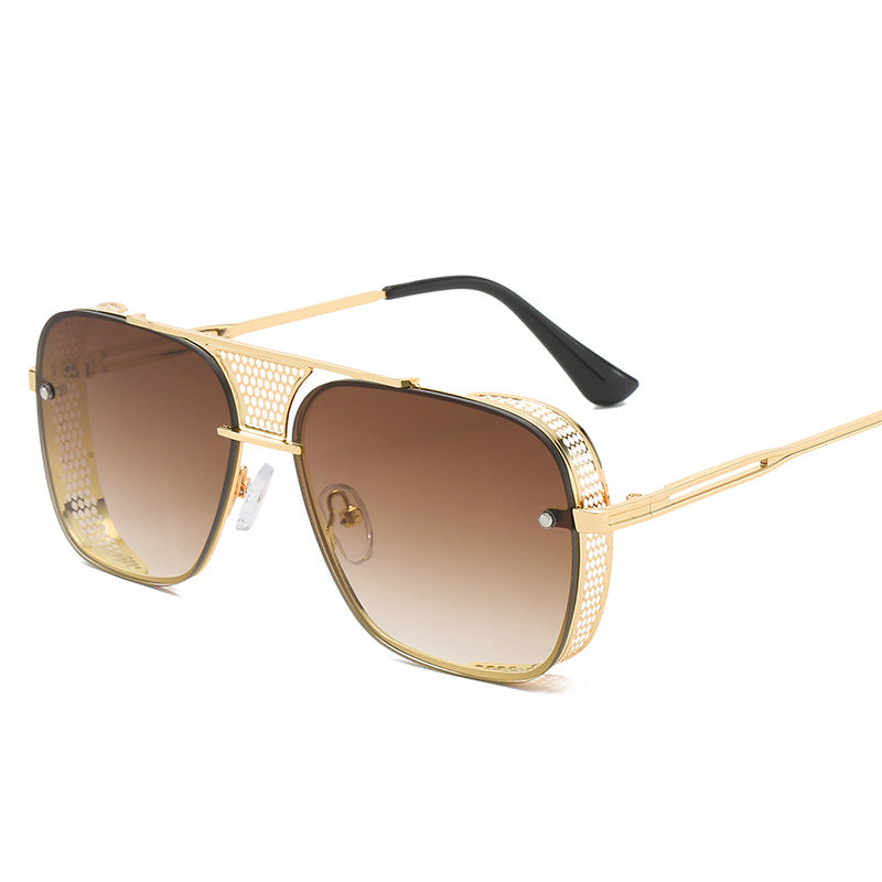 Damen modische Sport-Sonnenbrille mit Netzrahmen Brehn