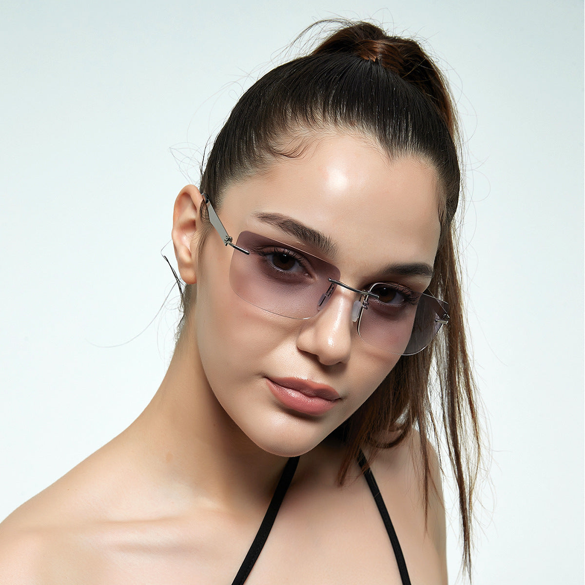 Damen modische und elegante Sonnenbrille mit klassischem Design Brehn