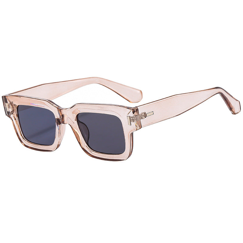Damen Modische Quadratische Sonnenbrille mit robustem Rahmen und polarisierten Gläsern Brehn