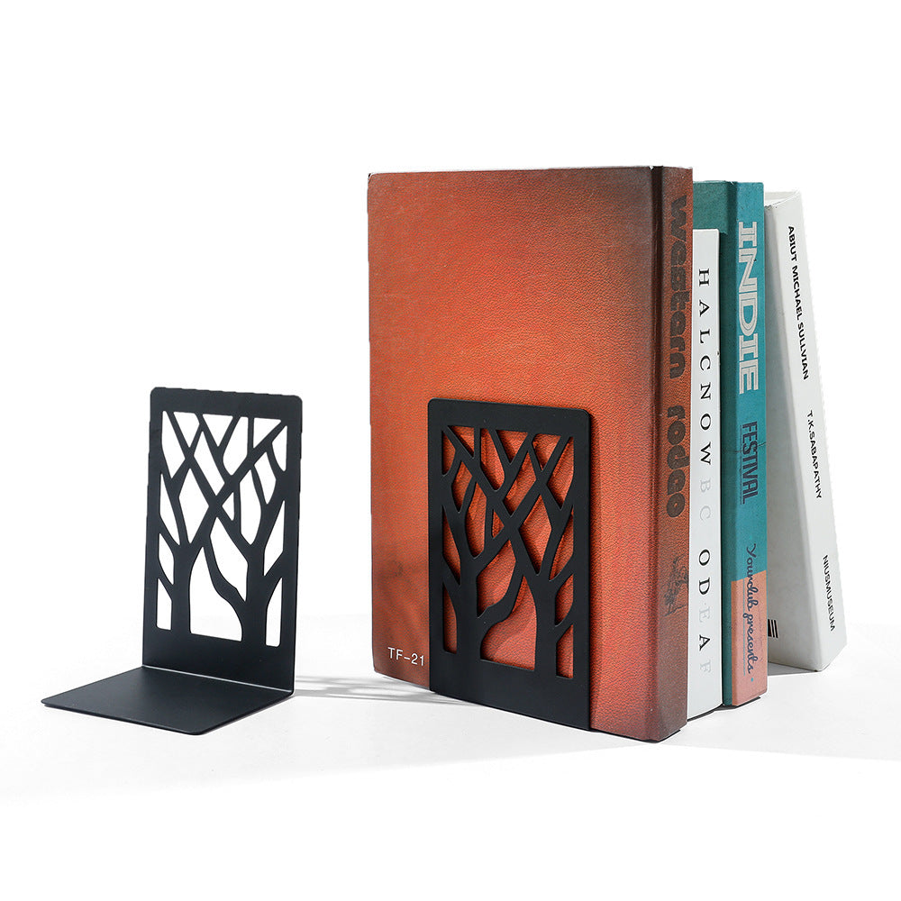 Elegantes Baumdesign Dekorative Buchstützen