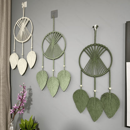 Makramee Blatt Wandbehang Brehn
