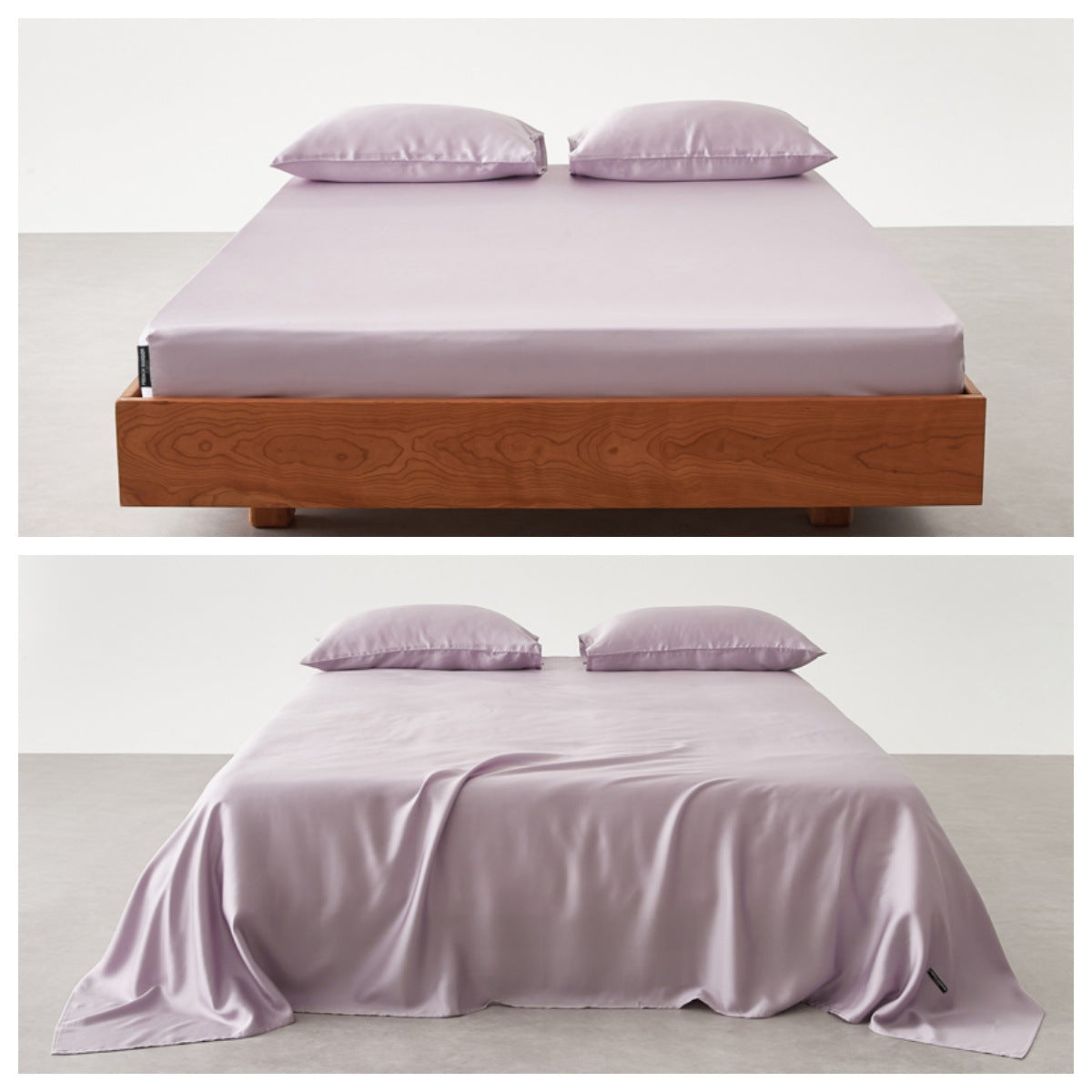 Premium Satin Bettlaken Set