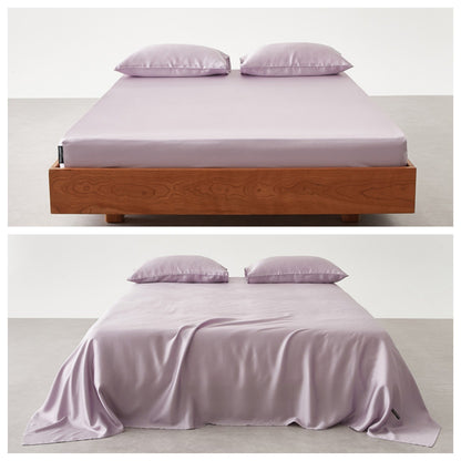 Premium Satin Bettlaken Set