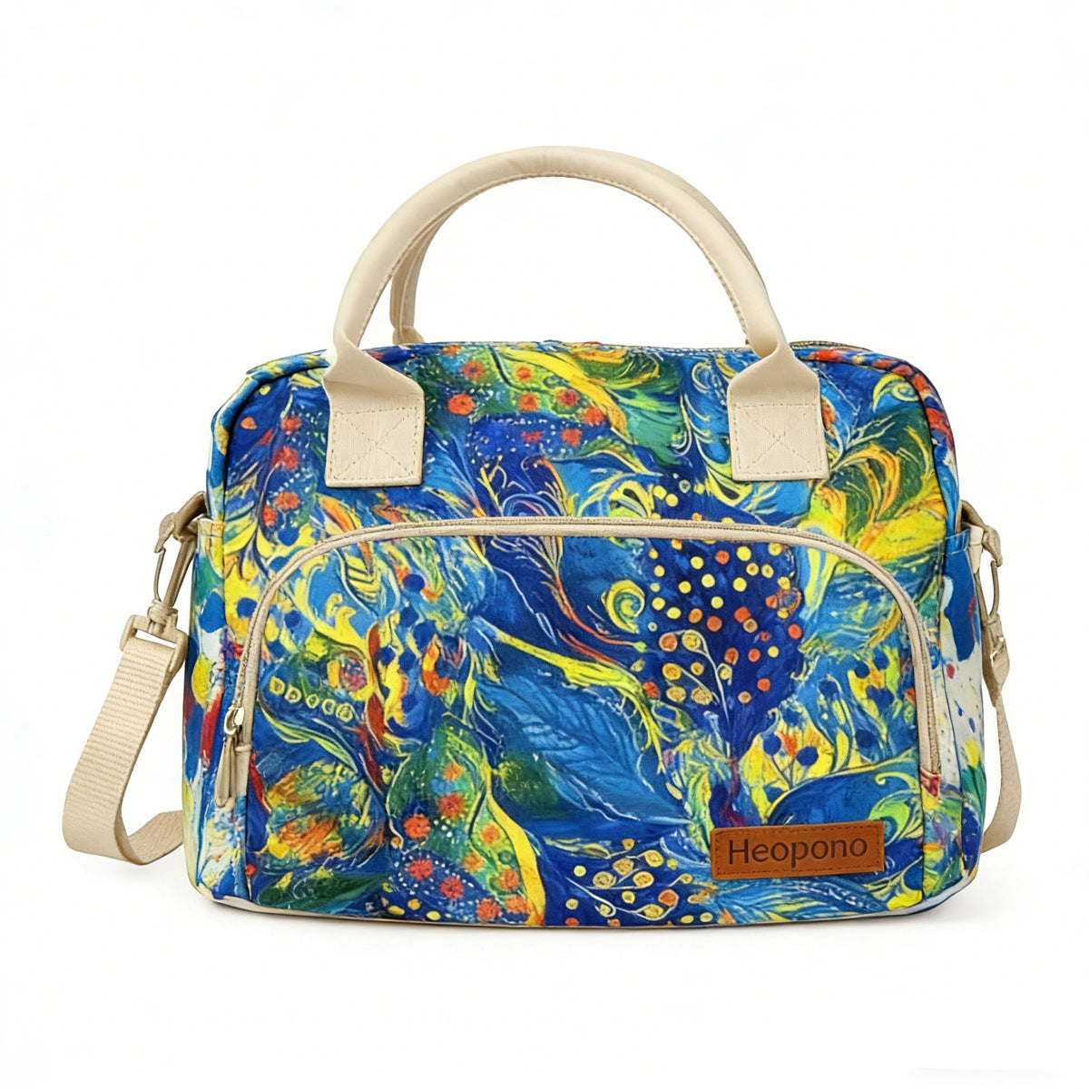 Isolierte Leopardenmuster Lunchtasche