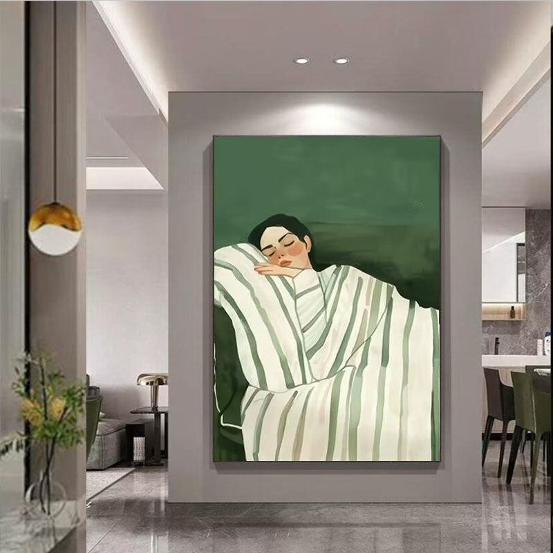Große abstrakte Wandkunst