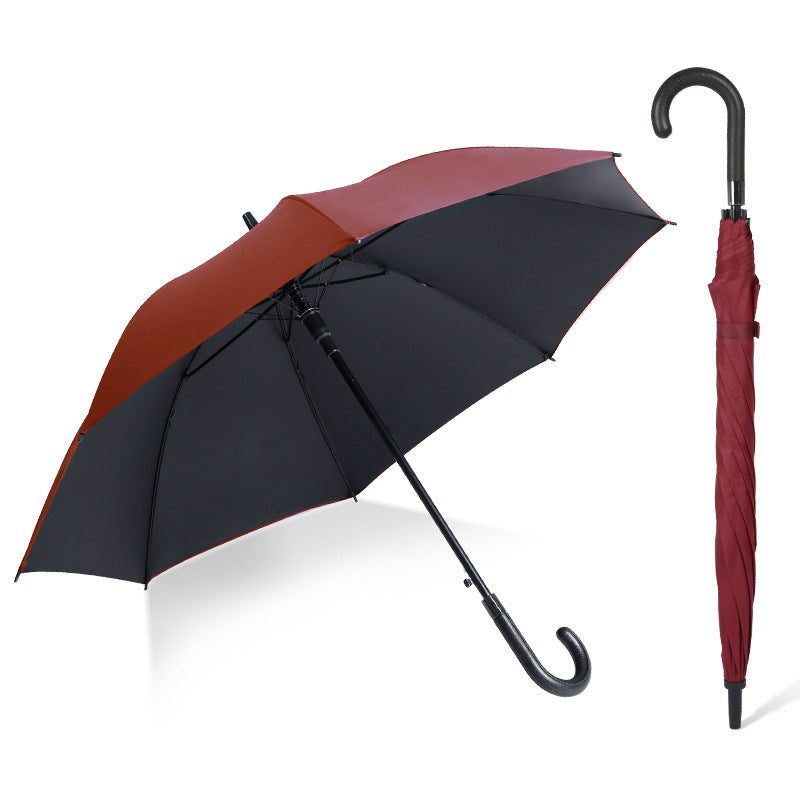 Damen Faltbarer Regenschutzschirm mit doppeltem Dach und Windschutz Brehn