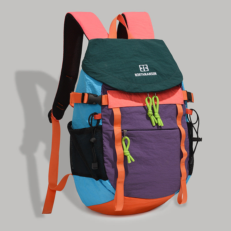 Farbiger Mehrfach-Taschen-Wander-Rucksack Brehn