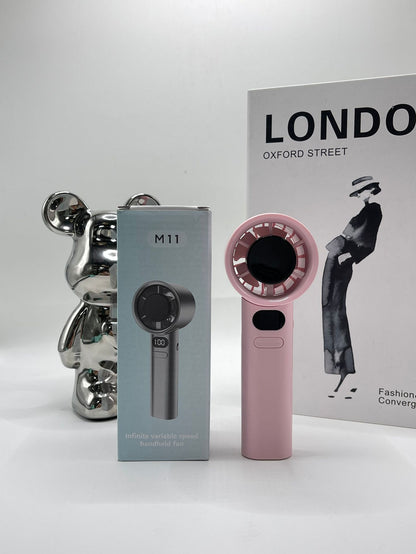 Damen Handheld Mini Ventilator mit USB-Ladefunktion Brehn