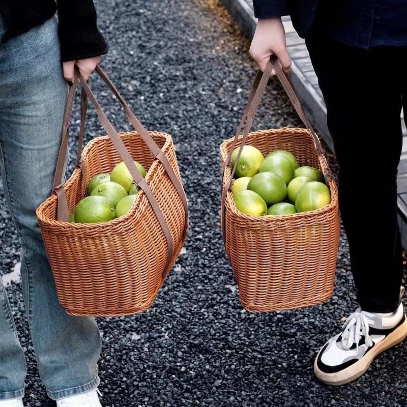 Handgewebte Aufbewahrungstasche Brehn