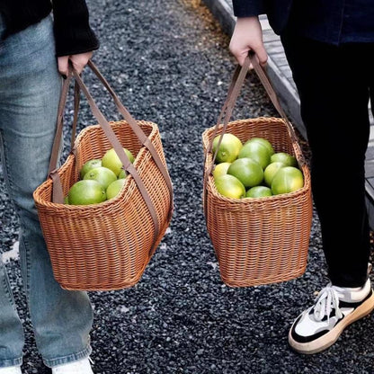 Handgewebte Aufbewahrungstasche Brehn