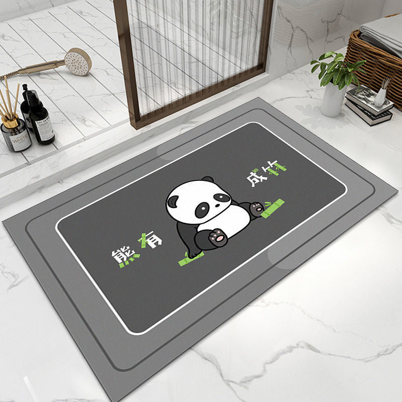 Niedlicher Panda Design Badezimmermatte