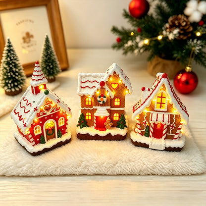 Leuchtendes Weihnachtsdorfdhaus Brehn