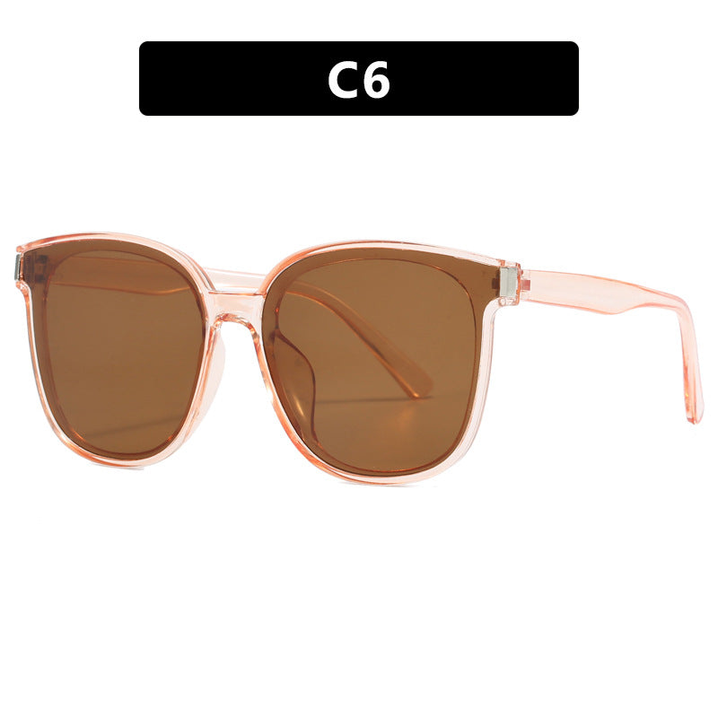 Damen modische Sonnenbrille mit hochwertigem, transparentem Kunststoffrahmen Brehn