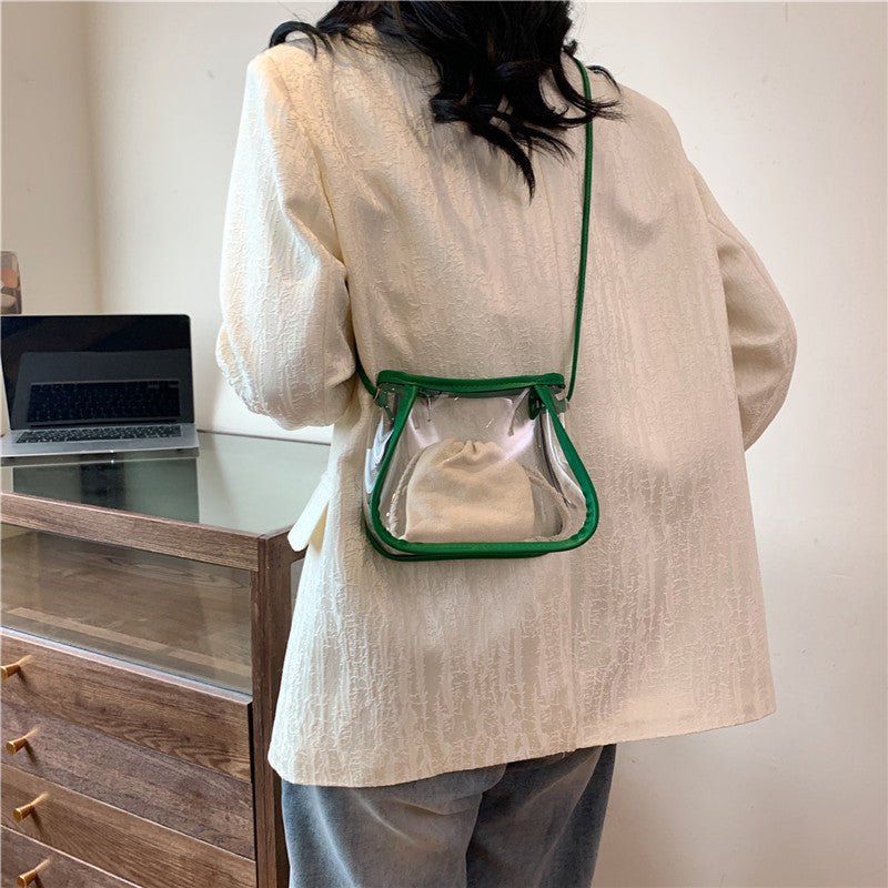 Transparente Mini-Eimer-Tasche Brehn