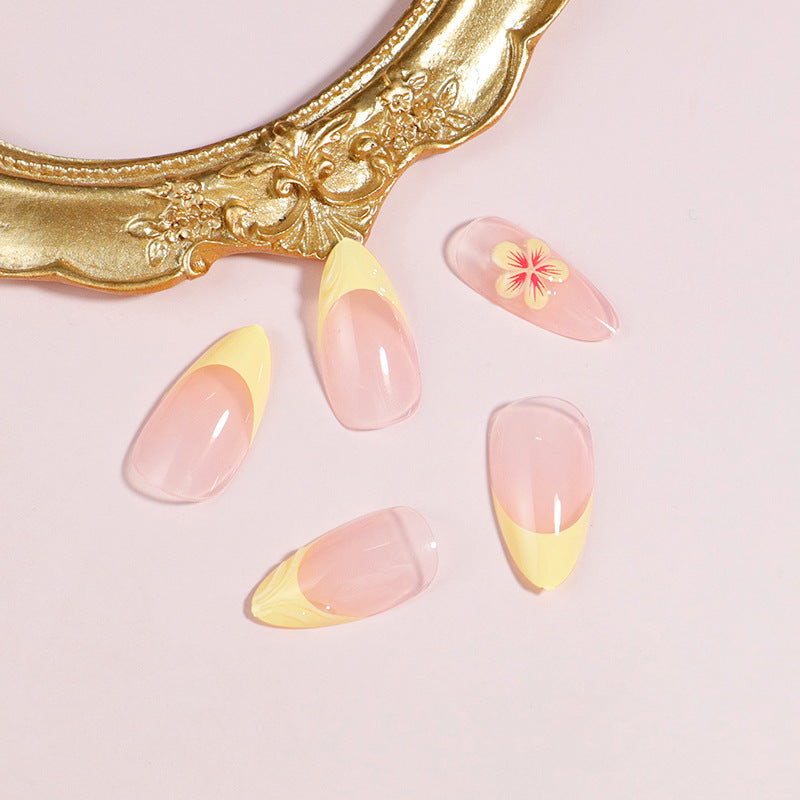 Floral Accent Druck-Nagelset Brehn
