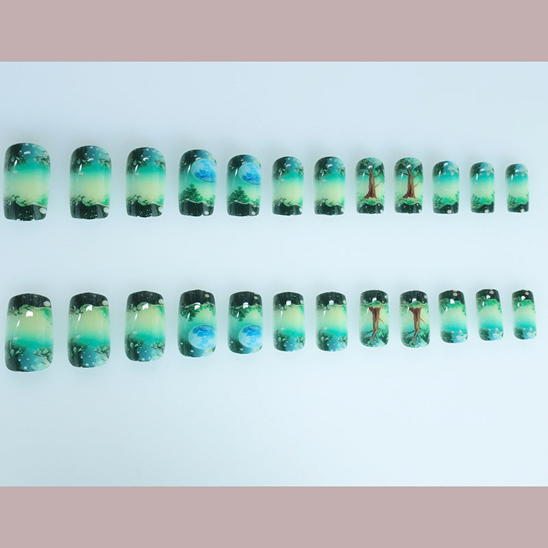 Natur-inspirierten Nagelkunst Brehn