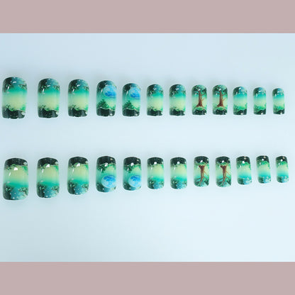 Natur-inspirierten Nagelkunst Brehn