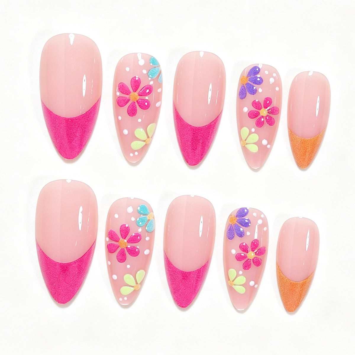 Floral Design Nail Art Kit Brehn