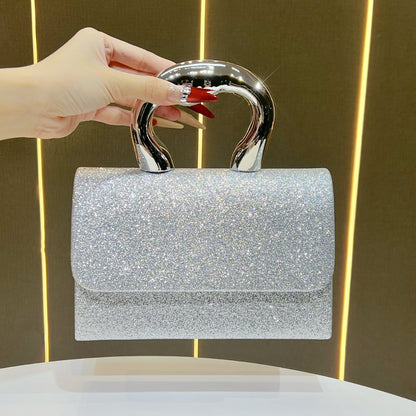 Glitzernde Abendhandtasche