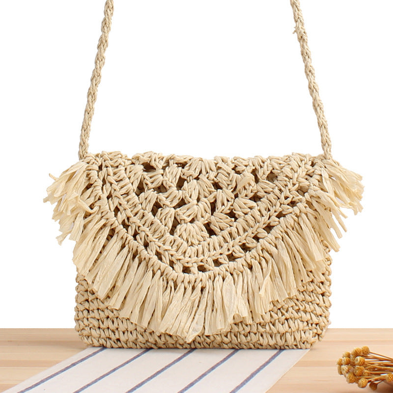 Elegante Makramee-Handtasche Brehn