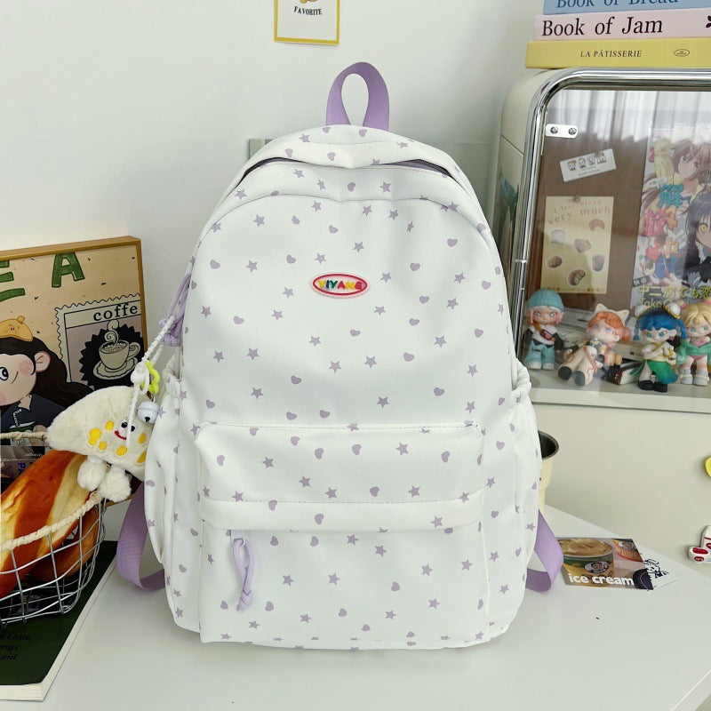Lässiger Rucksack mit Sternenmuster
