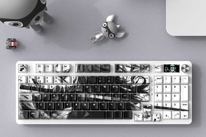 Drahtlose anpassbare mechanische Tastatur Brehn