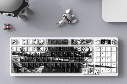 Drahtlose anpassbare mechanische Tastatur Brehn