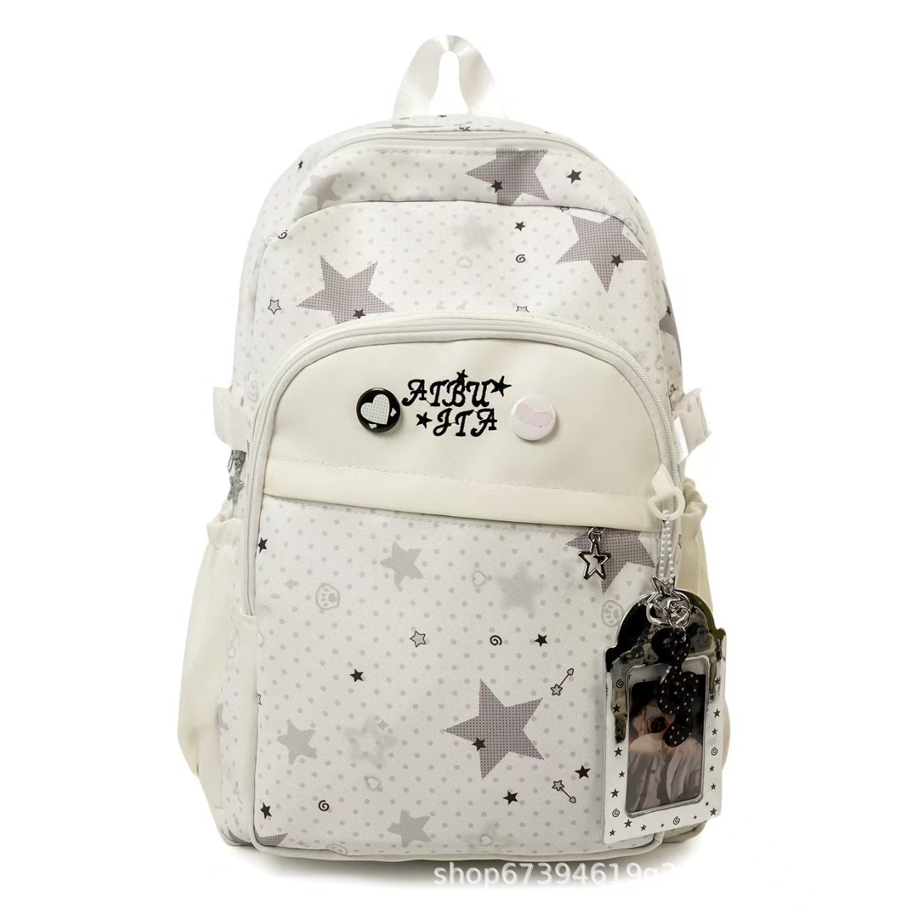 Stylische Sternmuster-Rucksack Brehn