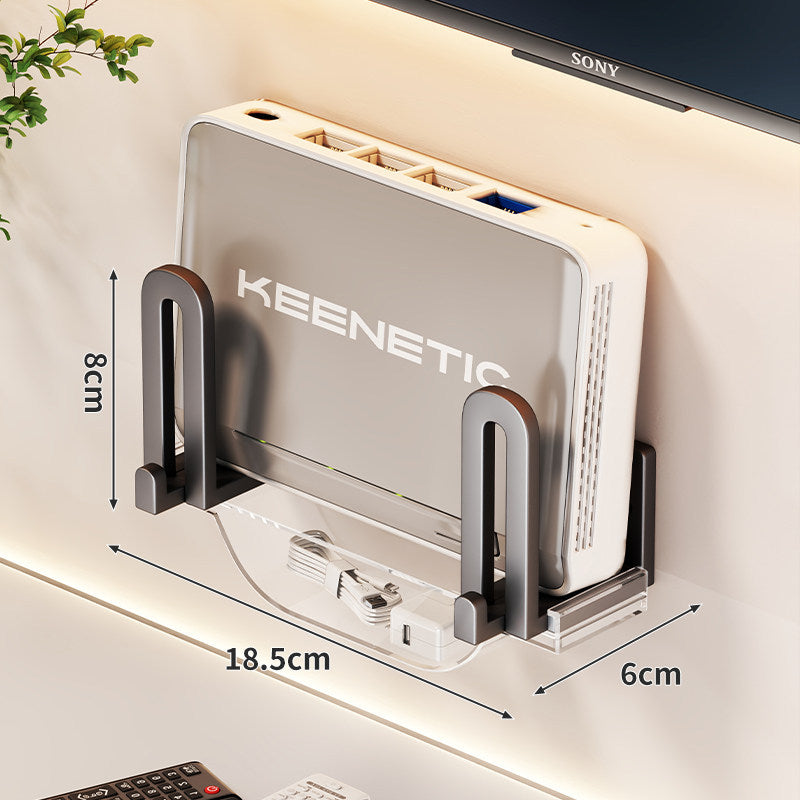 Vertikale Wandhalterung für Router und Modem Organizer Halterung