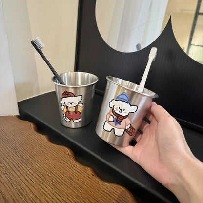 Edelstahl Becher mit Niedlichem Tierdesign Brehn